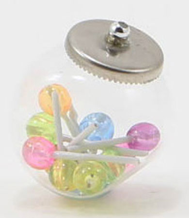 Dollhouse Miniature Jar Of Lollipops